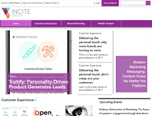 Tablet Screenshot of incite-group.com